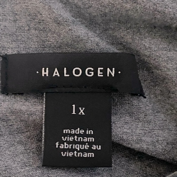 New Halogen Turtleneck Long Sleeve Top Stretchy, Neutral Size 1X, Heathe… - Picture 4 of 10